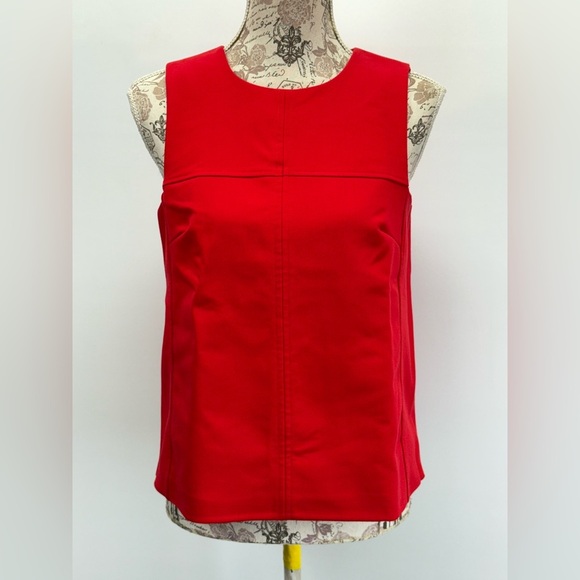 HALOGEN Bright Red sleeveless top size S - Picture 8 of 12
